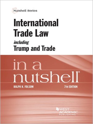cover image of International Trade Law Including Trump and Trade in a Nutshell